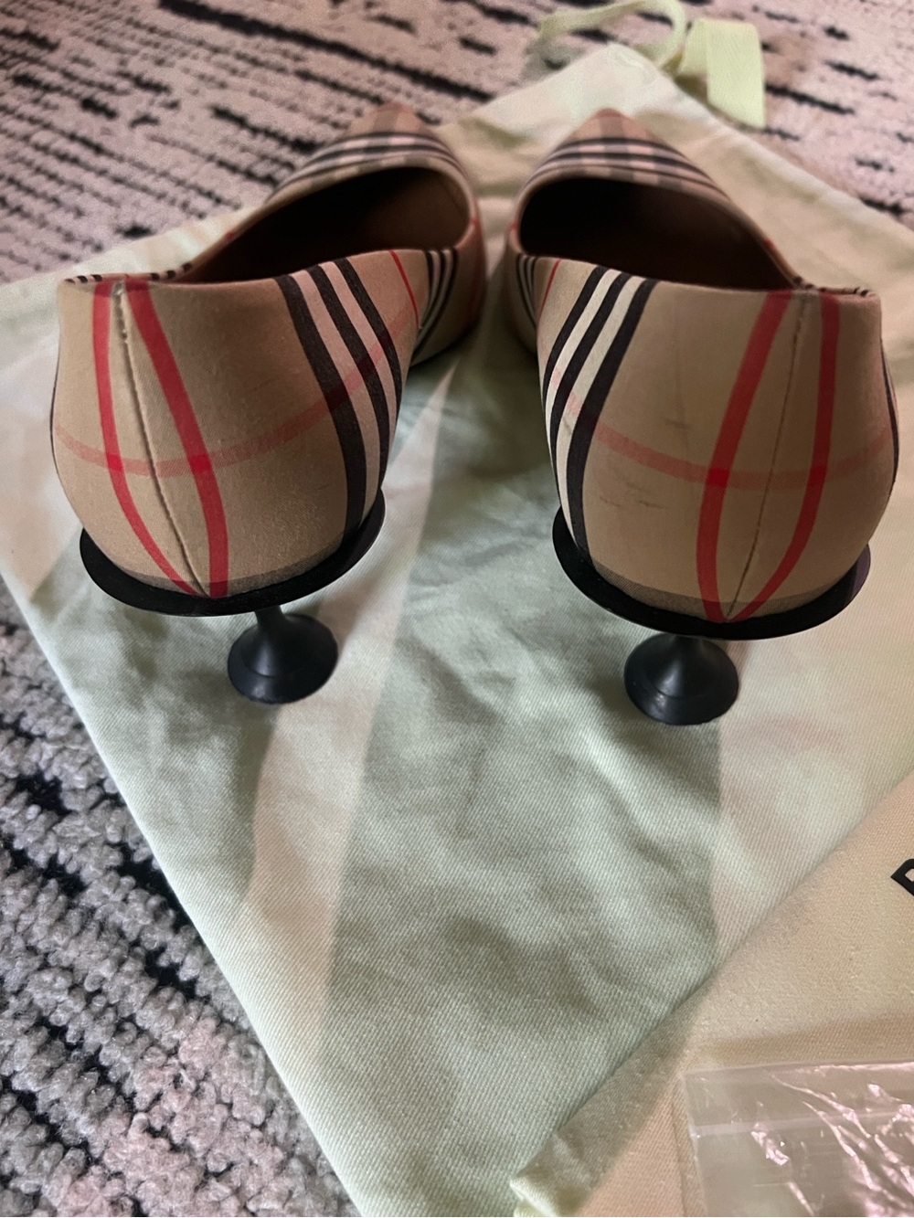Burberry Vintage check cotton pumps - Picture 3 of 16